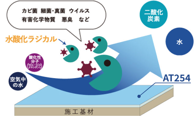 フィルターに浸透しているAT254とは?