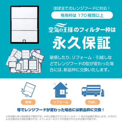【永久保証】 フィルター枠 無償交換 (フィルター1枚付)