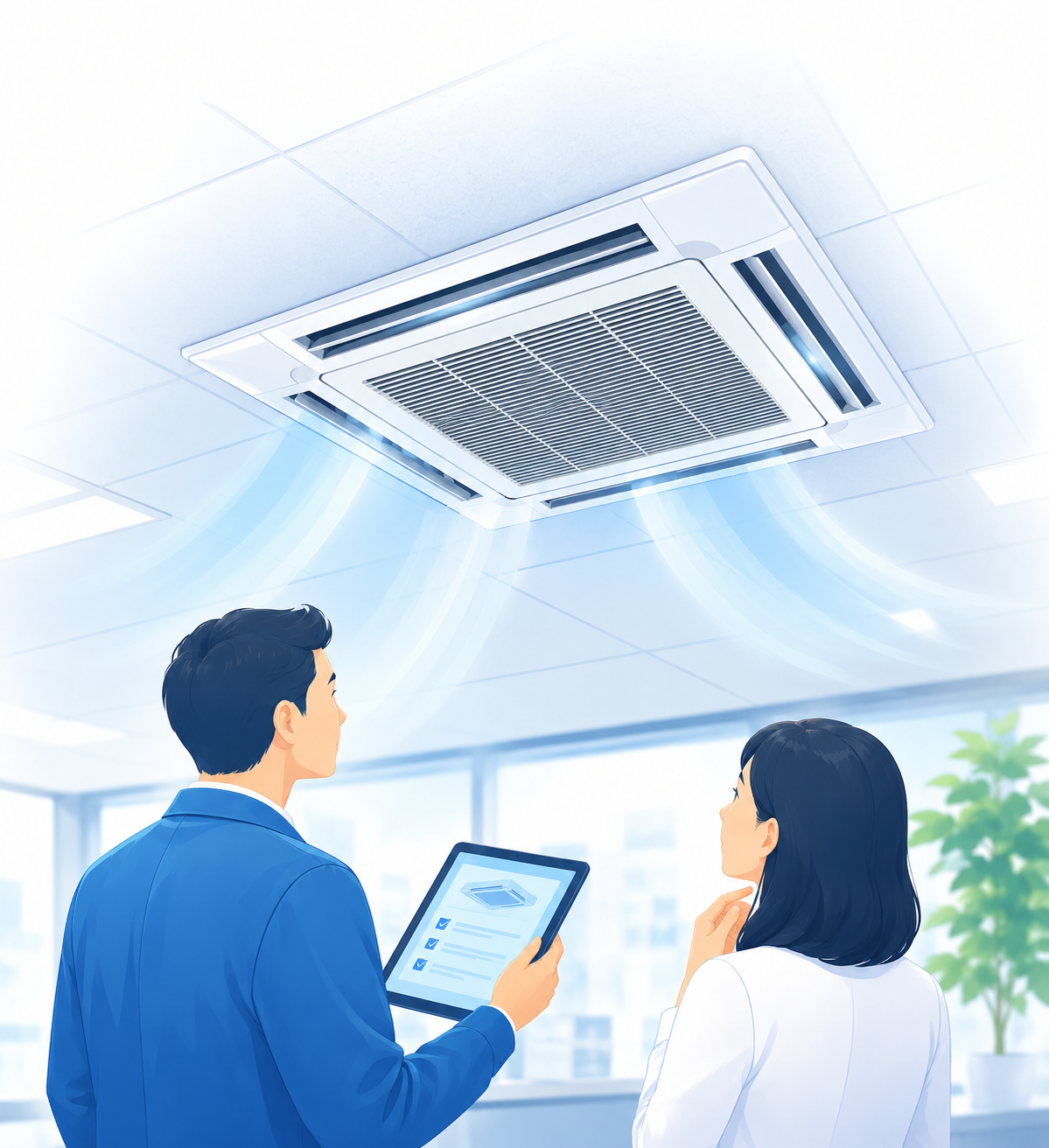 空調保全サービスのイメージ