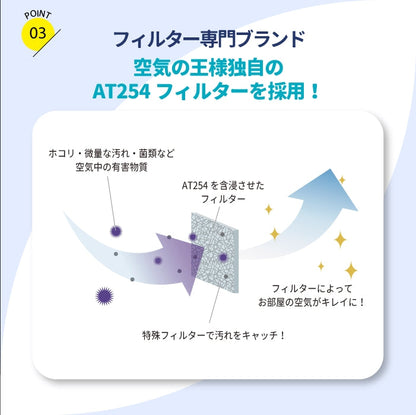 給気口グリル用【AT254】フィルター「QN10」サイズ　20枚入り　大きさ：ヨコ270mm x タテ80mm　厚さ：8mm　強制給排ファン用