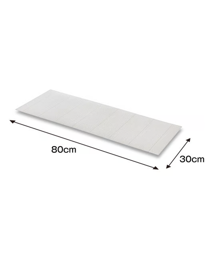 エアコン 室外機 カバー シルバー (約)30×80cm